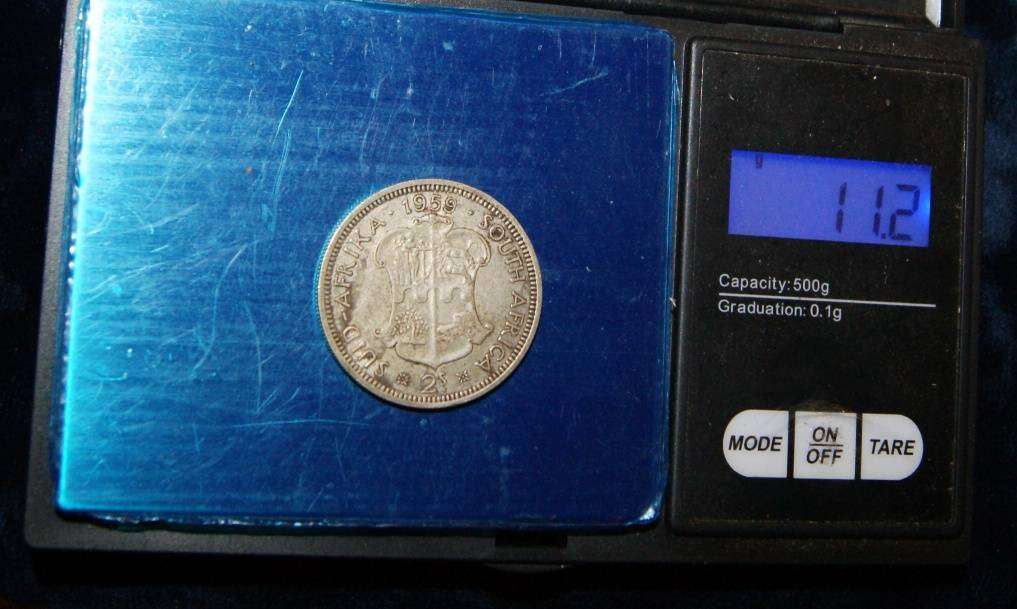 1959 2 Shilling South Africa (11.2g)