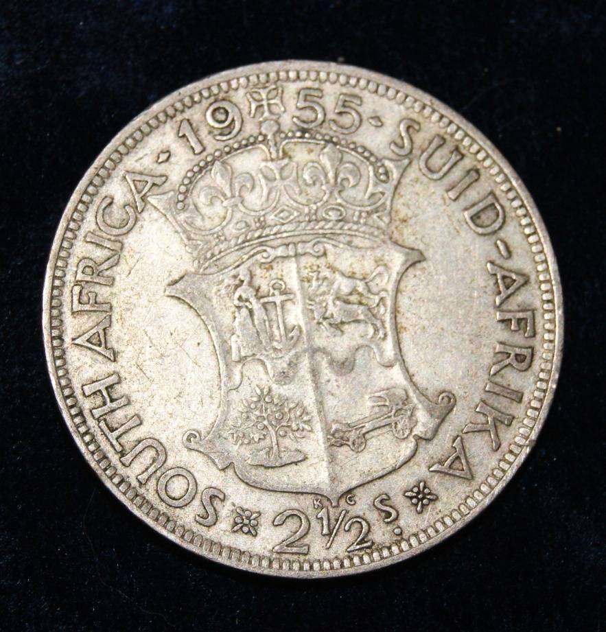 1955 Half Crown South Africa  (13.9g)