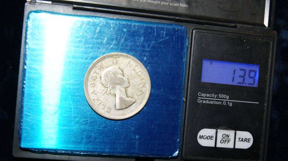 1955 Half Crown South Africa  (13.9g)