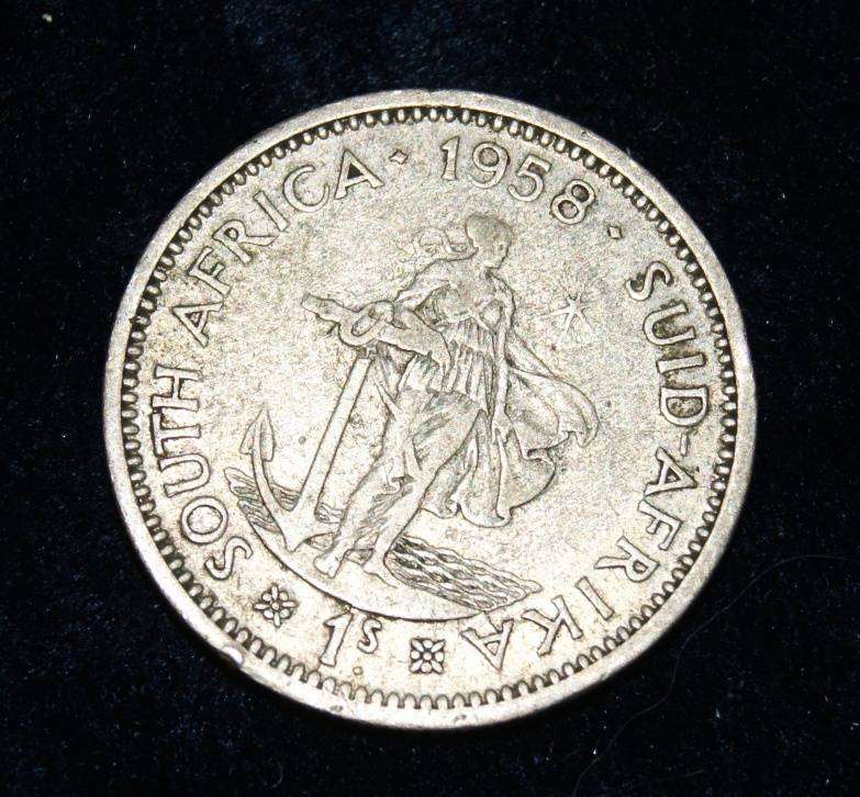 1958 1 Shilling South Africa (5.6g)
