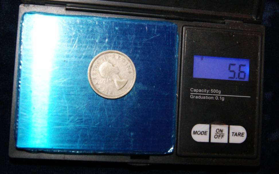 1958 1 Shilling South Africa (5.6g)