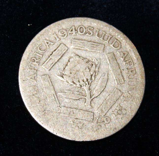 1940 Six Pence South Africa (2.7g)