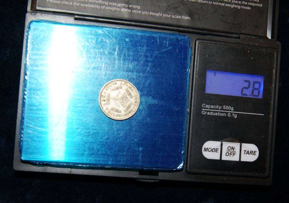 1961 5c South Africa (2.8g)