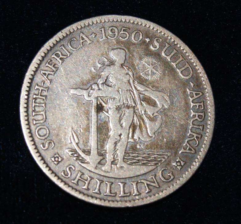1950 1 Shilling South Africa (5.4g)