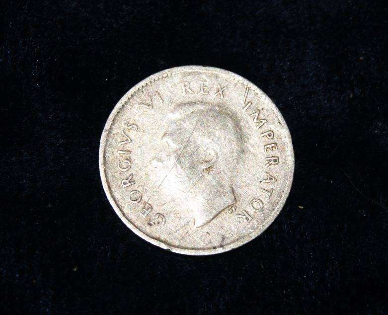 1942 3 Pence (3D) Tickey (80% Silver)