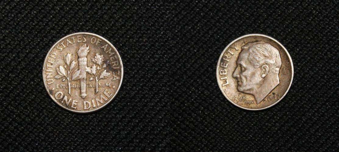 1947 USA Dime