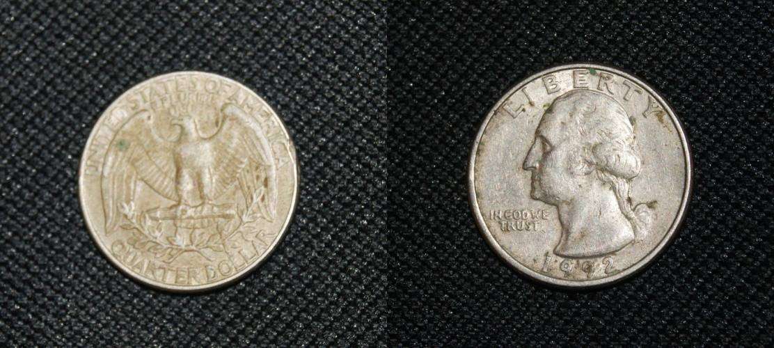 1992 USA Quarter Dollar P Mint Mark