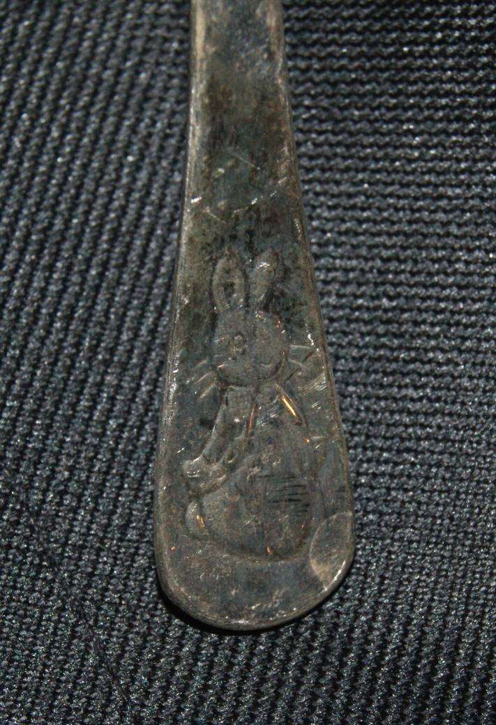 Children's Spoon with Bunny Image