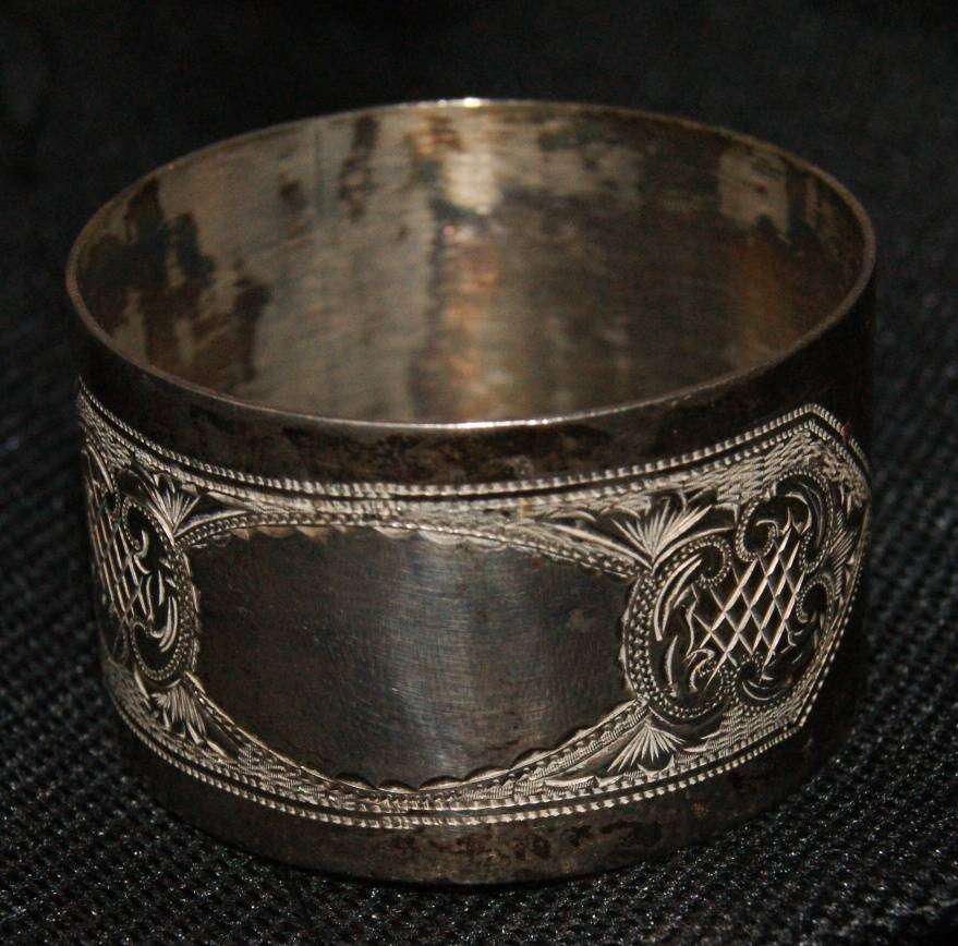 Pair of Sterling Silver Serviette Rings (50.2g)