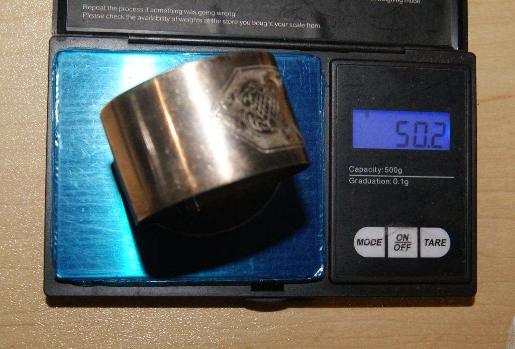 Pair of Sterling Silver Serviette Rings (50.2g)