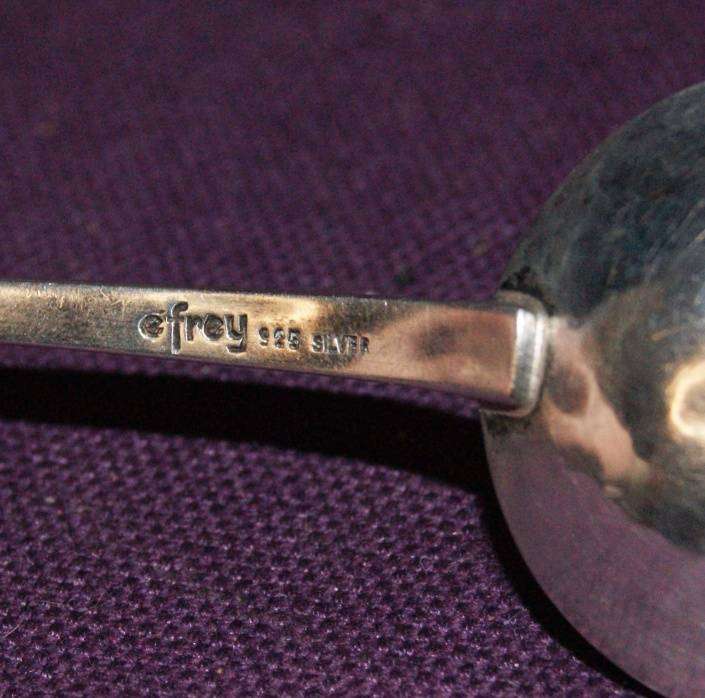 Vintage 925 Silver Erich Frey Sugar/ Preserve Spoon