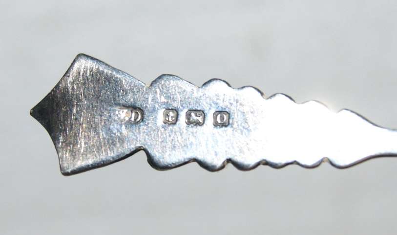 Pair of Hallmarked Silver Birmingham 1913 Teaspoons (17.6g) @@@ CRAZY LOW R1 START