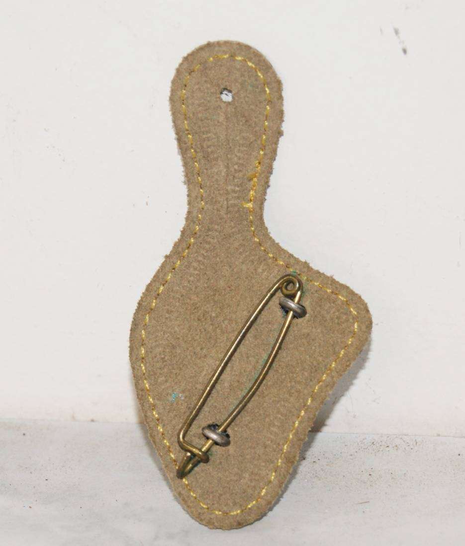 Vintage Authentic French 7th Alpine Chasseurs Battalion "Blue Devil" Breast Badge by Drago Noisel