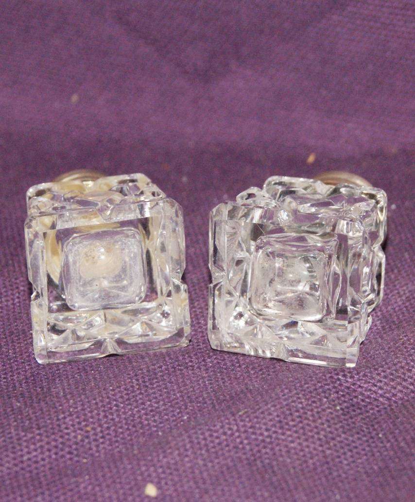 Vintage Art Deco Sterling Silver and Enamel Salt and Pepper