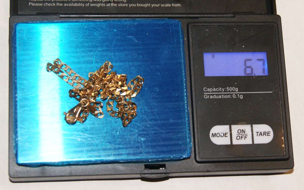 9ct Gold Necklace (6.7g) @@@ CRAZY LOW R1 START