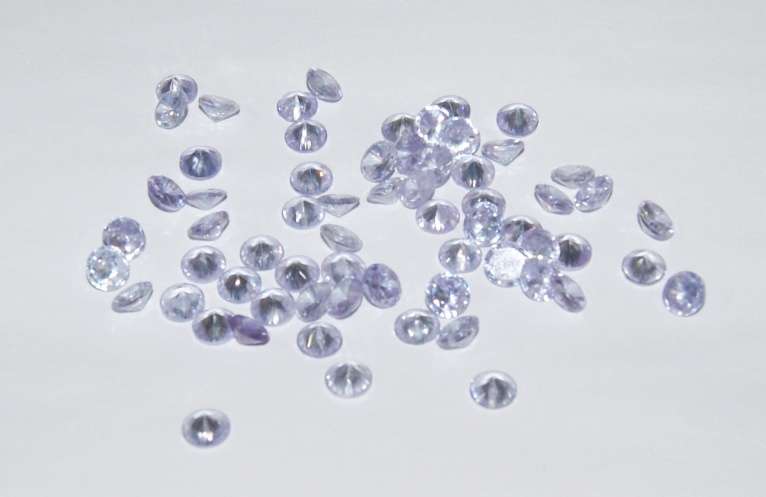 Light Purple 1.2ct gem quality round cut amethyst stones (bid per stone)