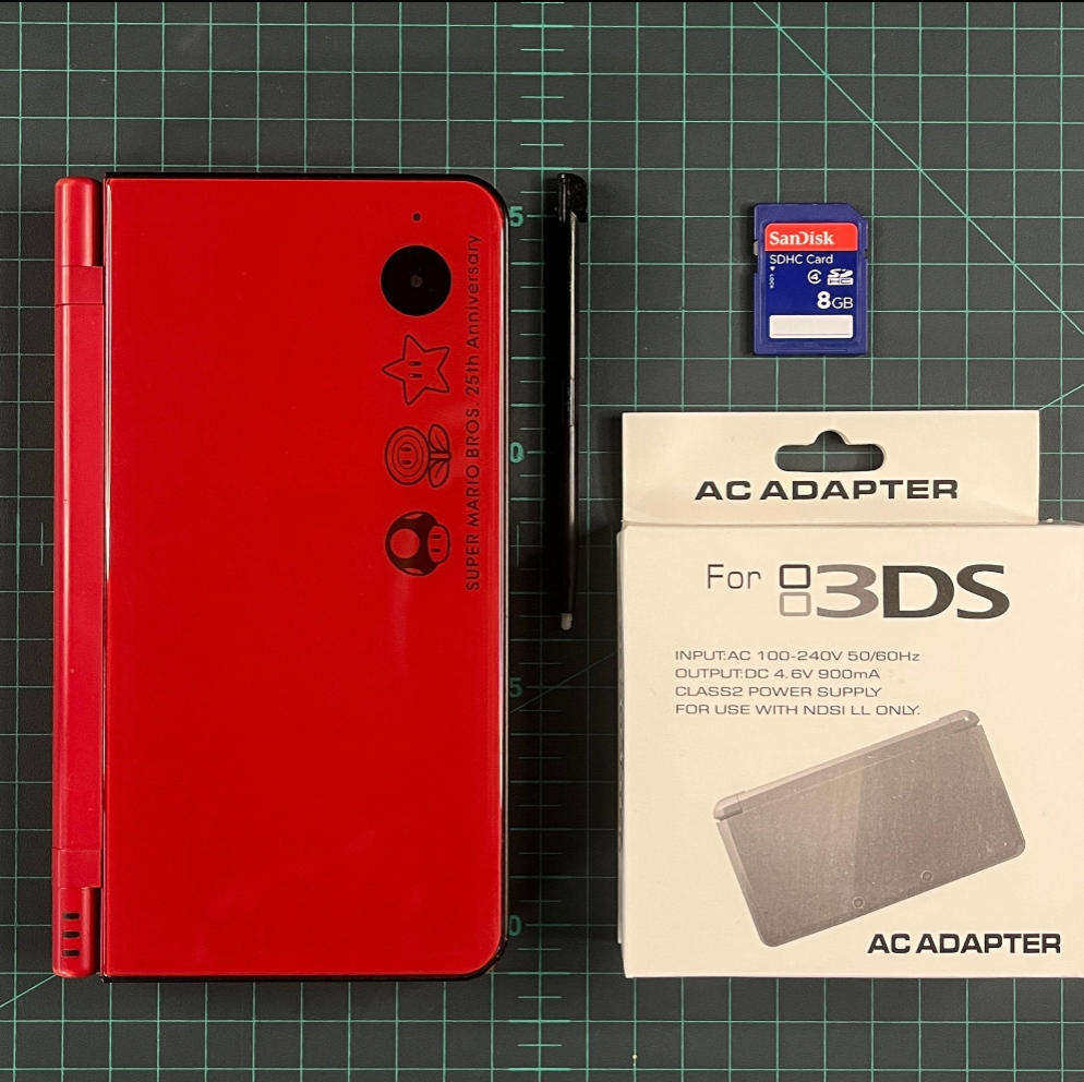 Nintendo DSi XL Console | New Super Mario Bros. | 25 Anniversary Limited Edition