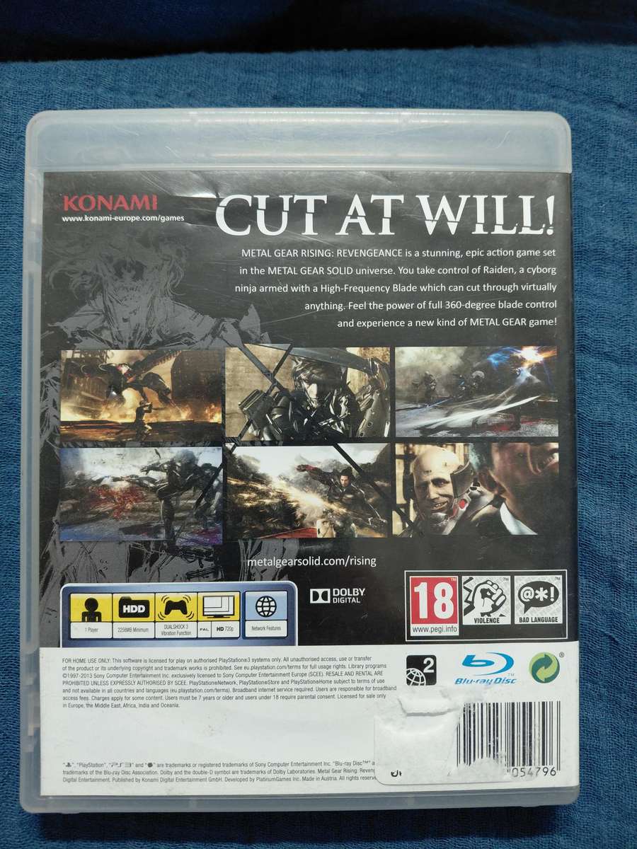 Metal Gear Rising Revengeance PlayStation 3 (PAL)