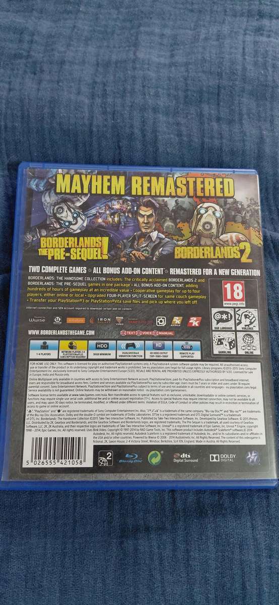 Borderlands The Handsome Collection PlayStation 4 (PAL)