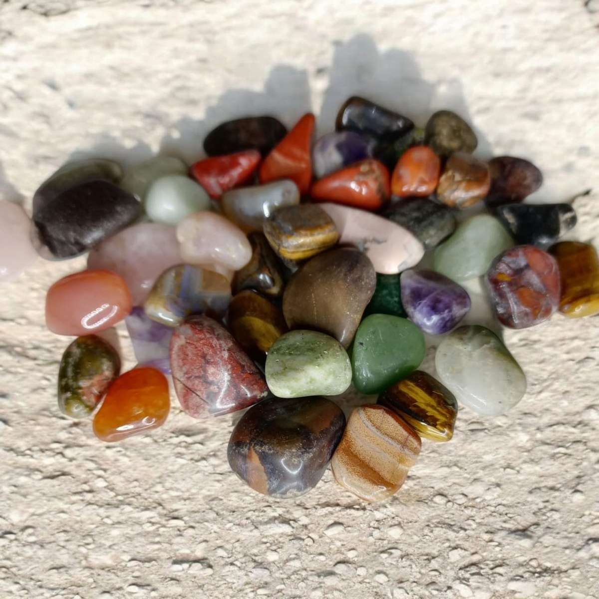 Mixed Semi-Precious Tumbled Stones