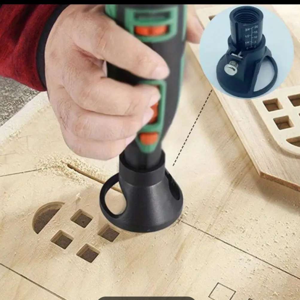 Dremel Cone Guide Attachment. Woodwork Carving Engraving Routing. [Attachment Only]