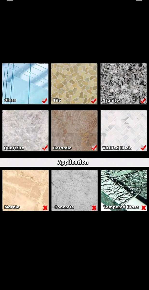 10-Piece Diamond-Coated Hole Saw Drill Bit Set (3mm - 50mm)  Precision Drilling for Hard Material