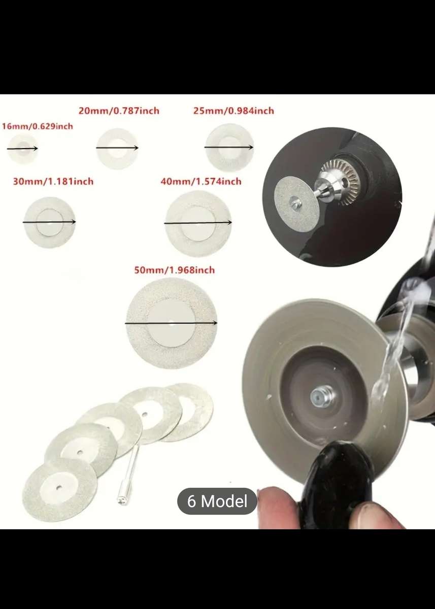 12-Piece 40mm Diamond Cutting Disc Set