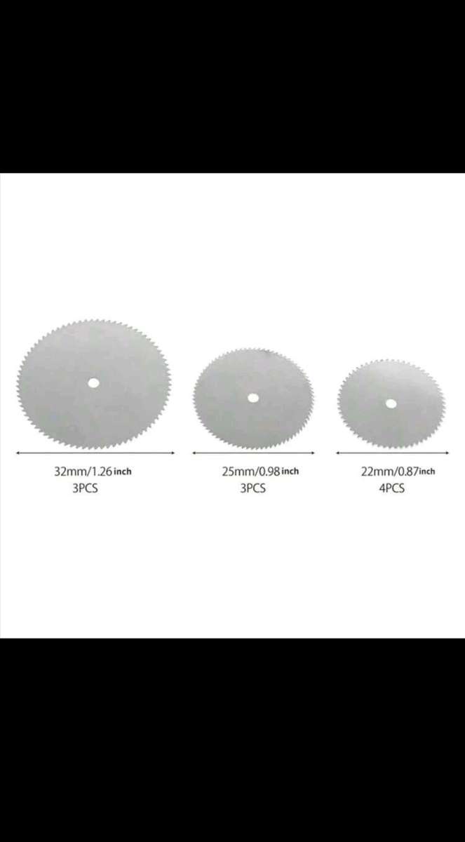 11pc Wood cutting discs