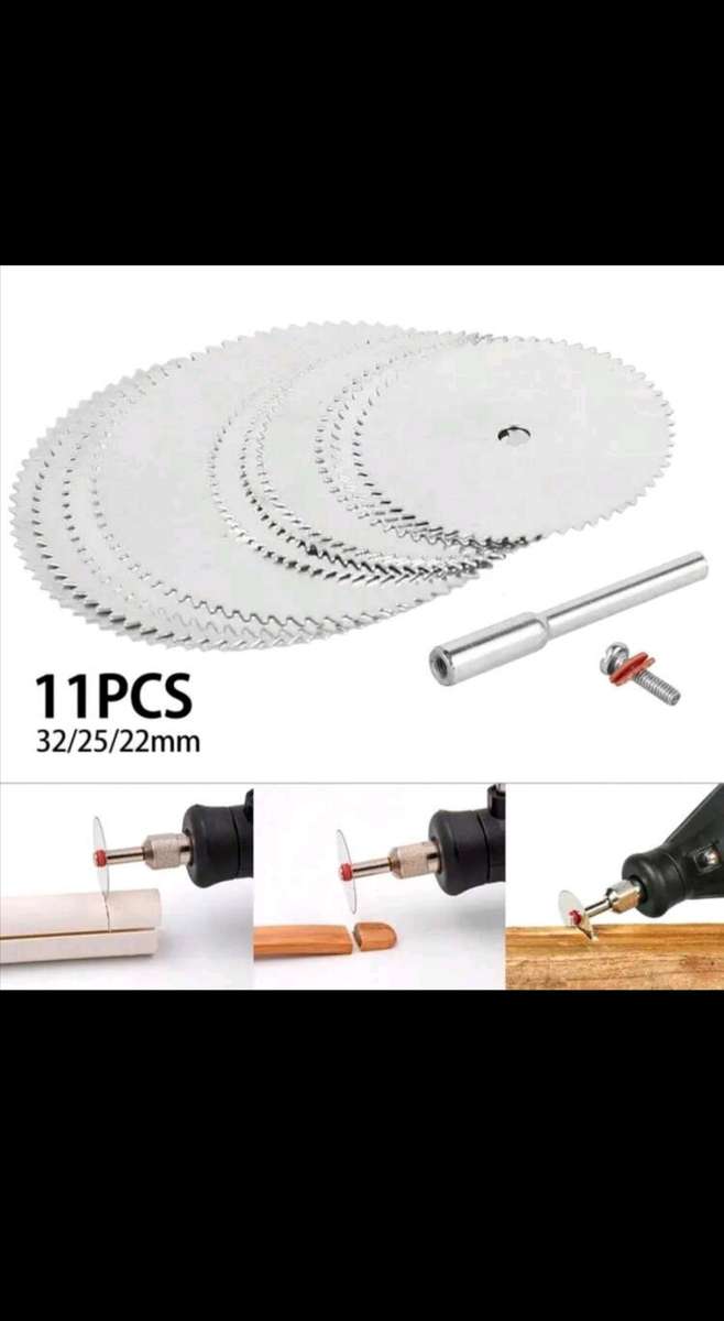 11pc Wood cutting discs