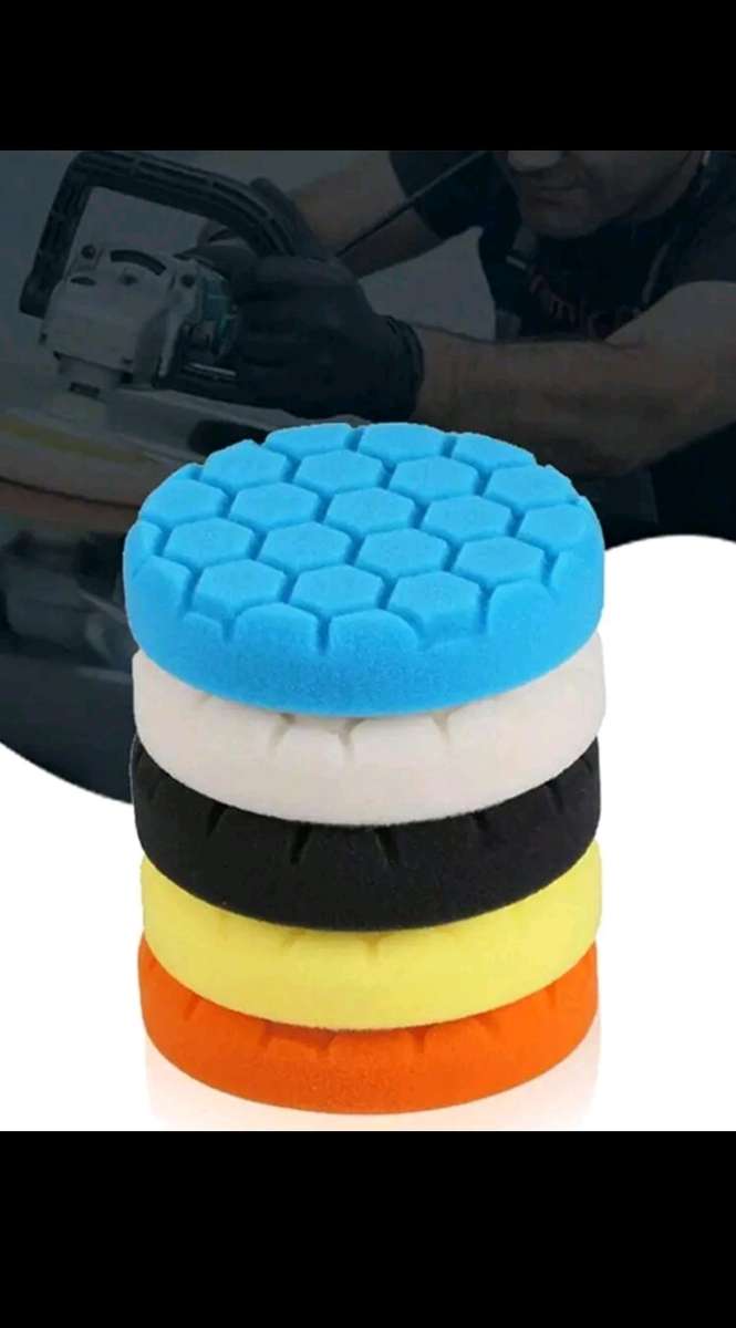 5pc 5" Sponge Polishing Pads  Ultimate Waxing & Polishing Performance!
