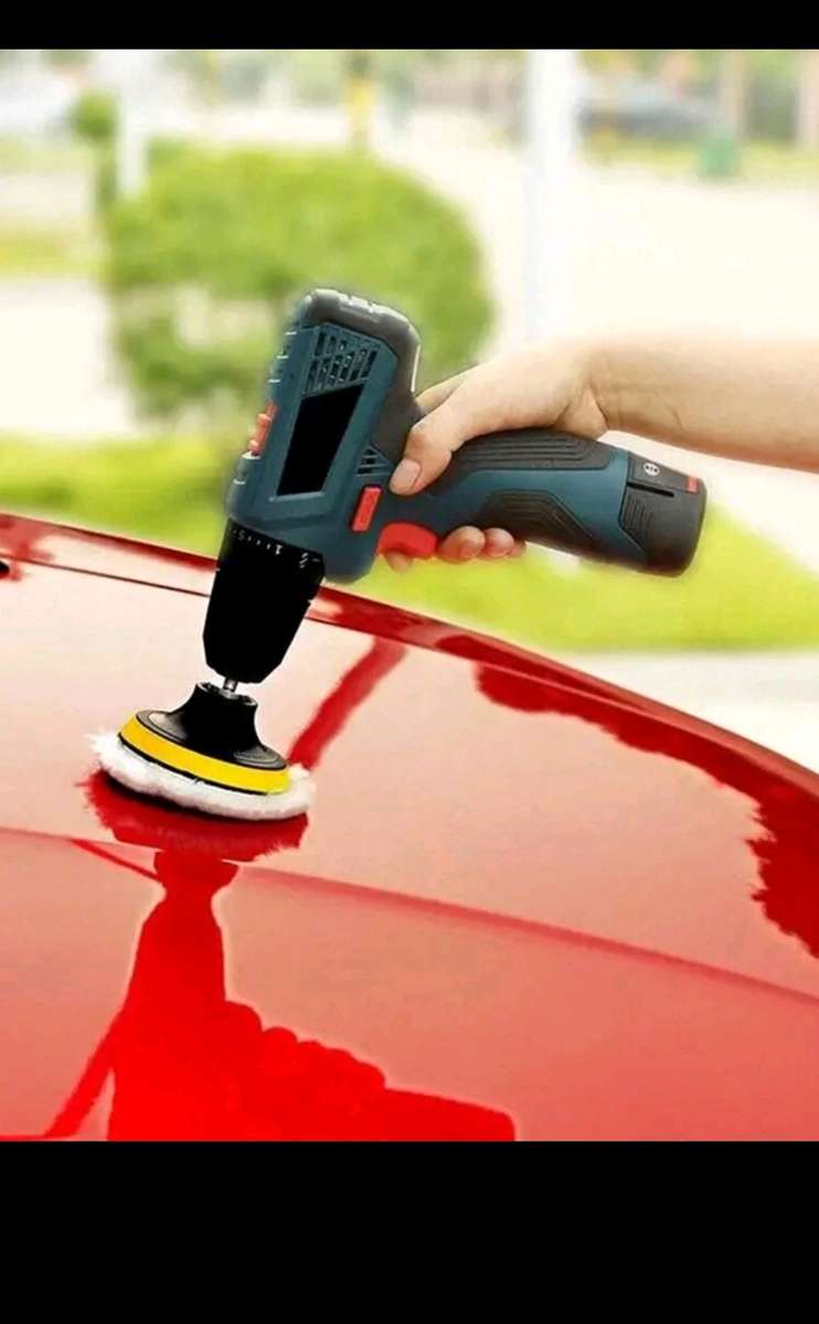 [SALE] 5pc 4" Wool Car Detailing Polishing Pad Set Car Buffing Tool