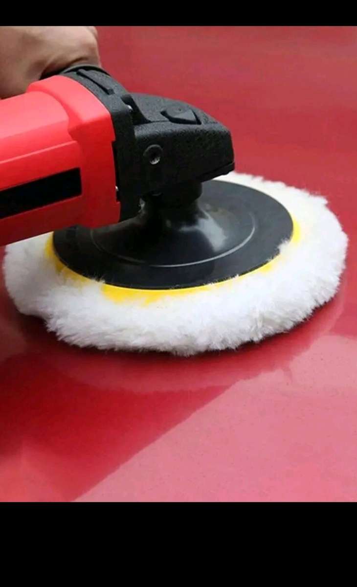 [SALE] 5pc 5" Wool Car Detailing Polishing Pad Set Car Buffing Tool