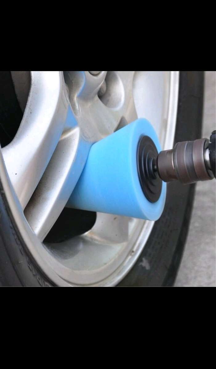 1pc Cone Car Wheel Polishing Sponge