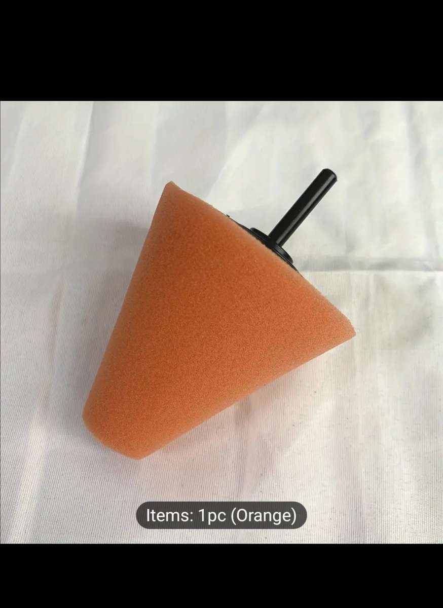 3pc Cone Shaped Polishing Sponge Set for Drill Machines