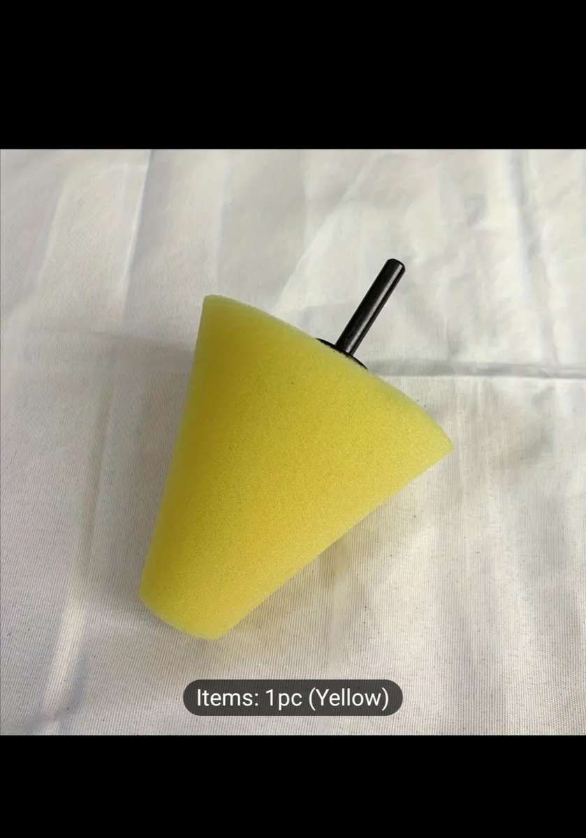 3pc Cone Shaped Polishing Sponge Set for Drill Machines
