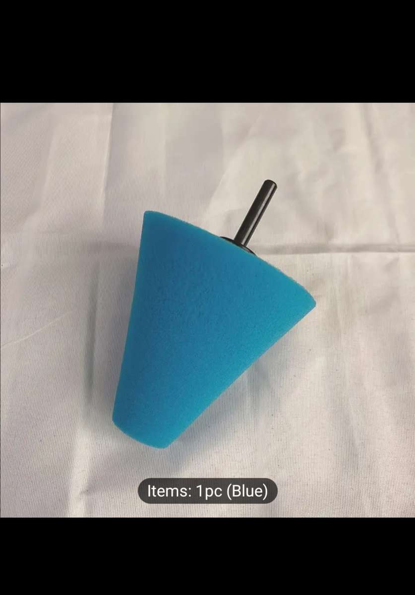 3pc Cone Shaped Polishing Sponge Set for Drill Machines