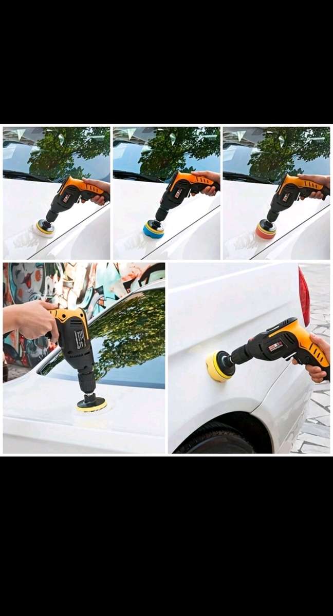  11pc Car Detailing Sponge & Wool Pad Kit  Buff, Polish & Shine