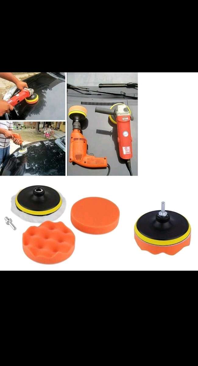  11pc Car Detailing Sponge & Wool Pad Kit  Buff, Polish & Shine