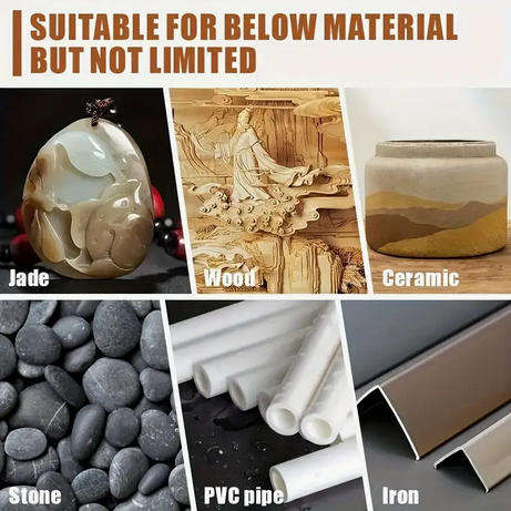 20pc Diamond Grinding Burr Set  For Rotary Tools & Dremel