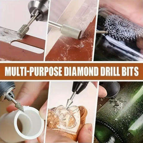 20pc Diamond Grinding Burr Set  For Rotary Tools & Dremel