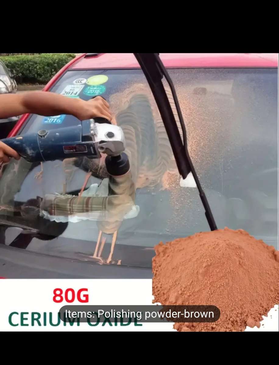 80g Glass Polishing Powder  Scratch Repair & Chrome Restoration