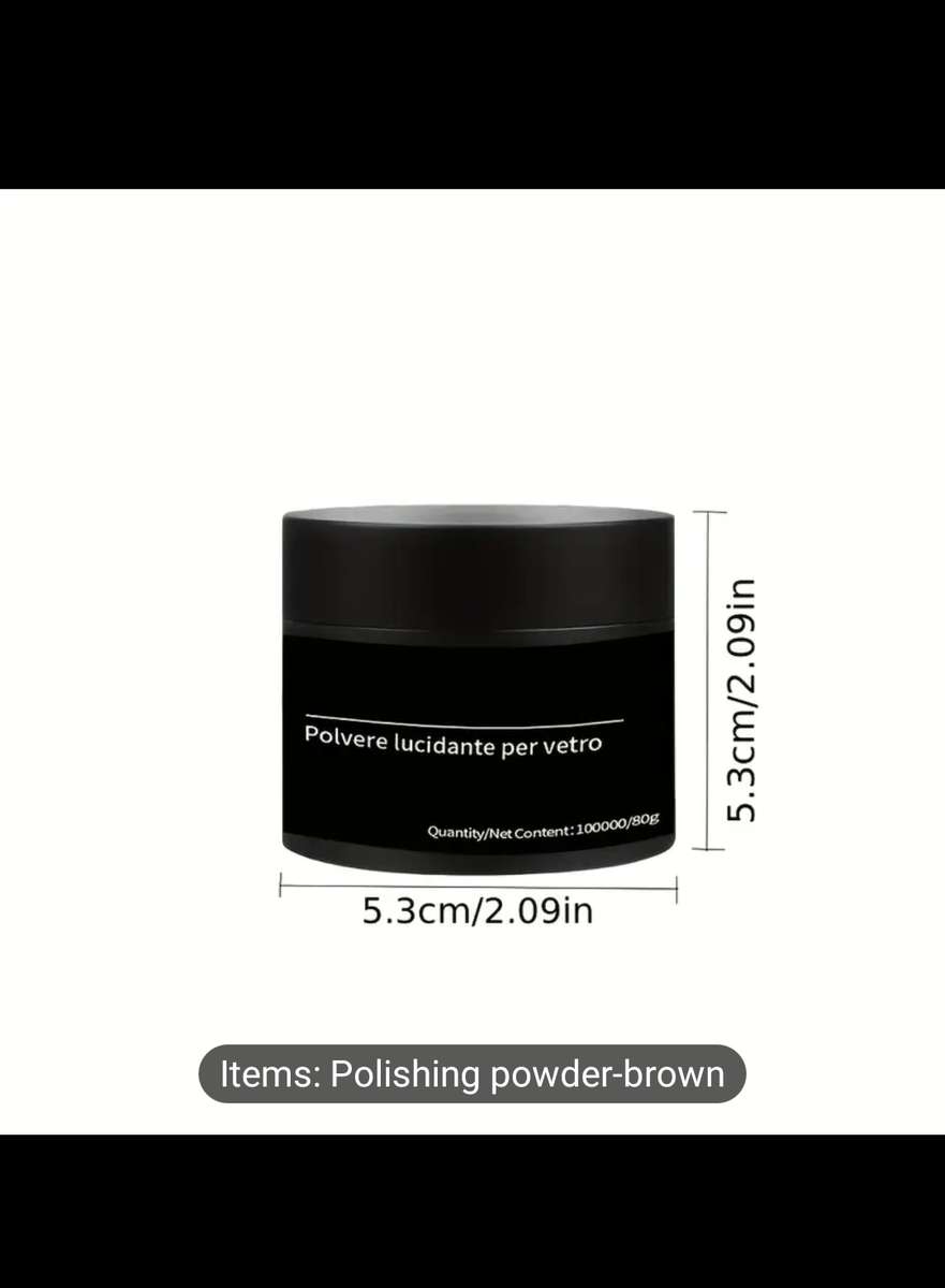 80g Glass Polishing Powder  Scratch Repair & Chrome Restoration