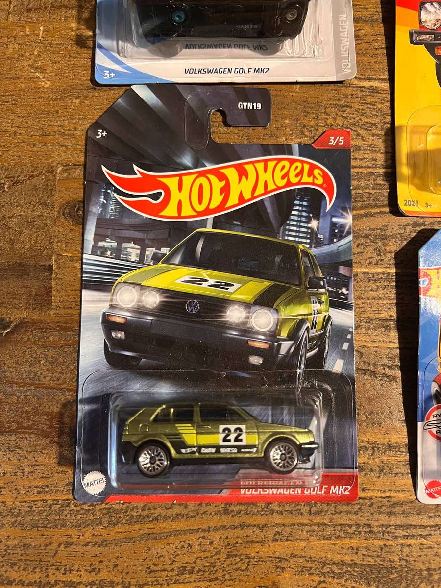 Hot Wheels & Matchbox Volkswagen Golf Collection - 4 Cars