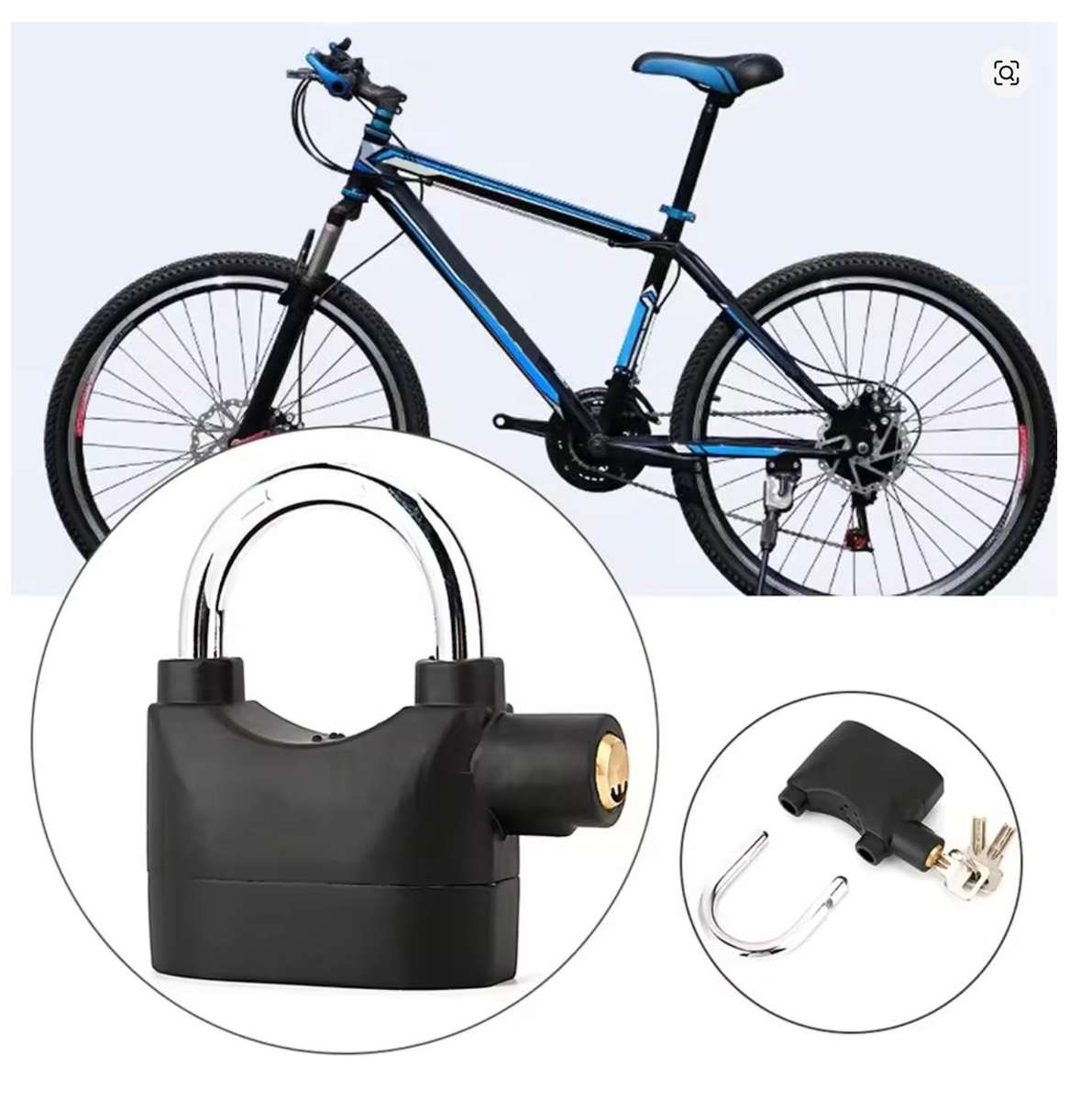 Smart 110dB Siren Alarm Padlock