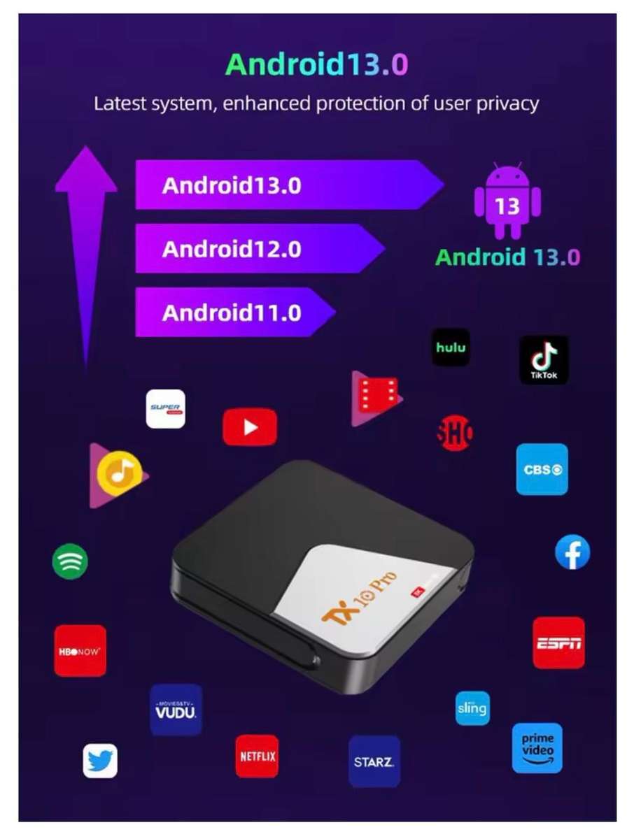 TX10 Pro Smart TV Box  Allwinner H313 Quad Core
