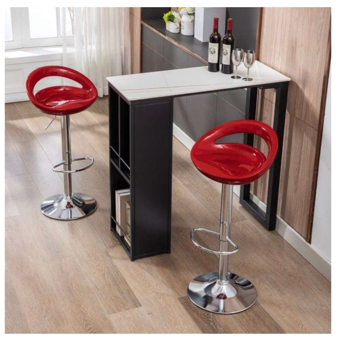 Bar Stools - White,Red and Orange available - Please advise colour - Demo/Displayed Units !!!!!!!!!