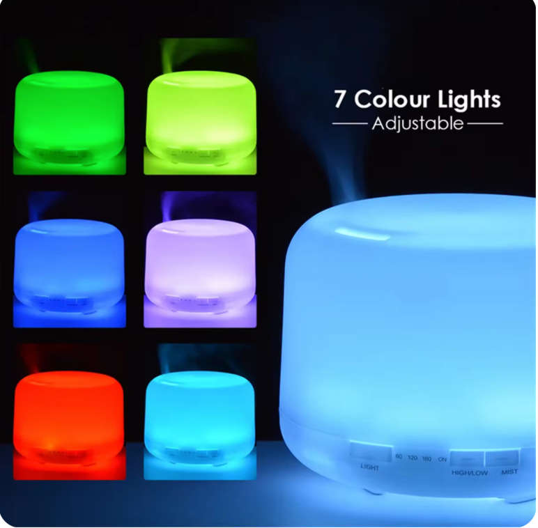 300ML Air Humidifier Essential Oil Diffuser Aroma Diffuser With Colorful Night Lights USB Humidifier
