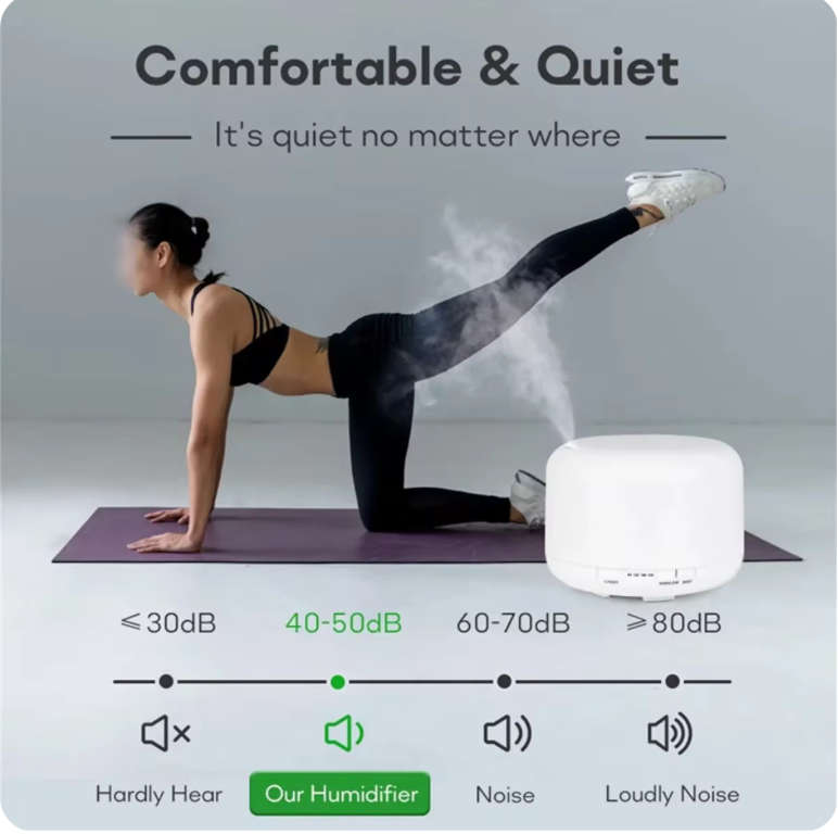 300ML Air Humidifier Essential Oil Diffuser Aroma Diffuser With Colorful Night Lights USB Humidifier