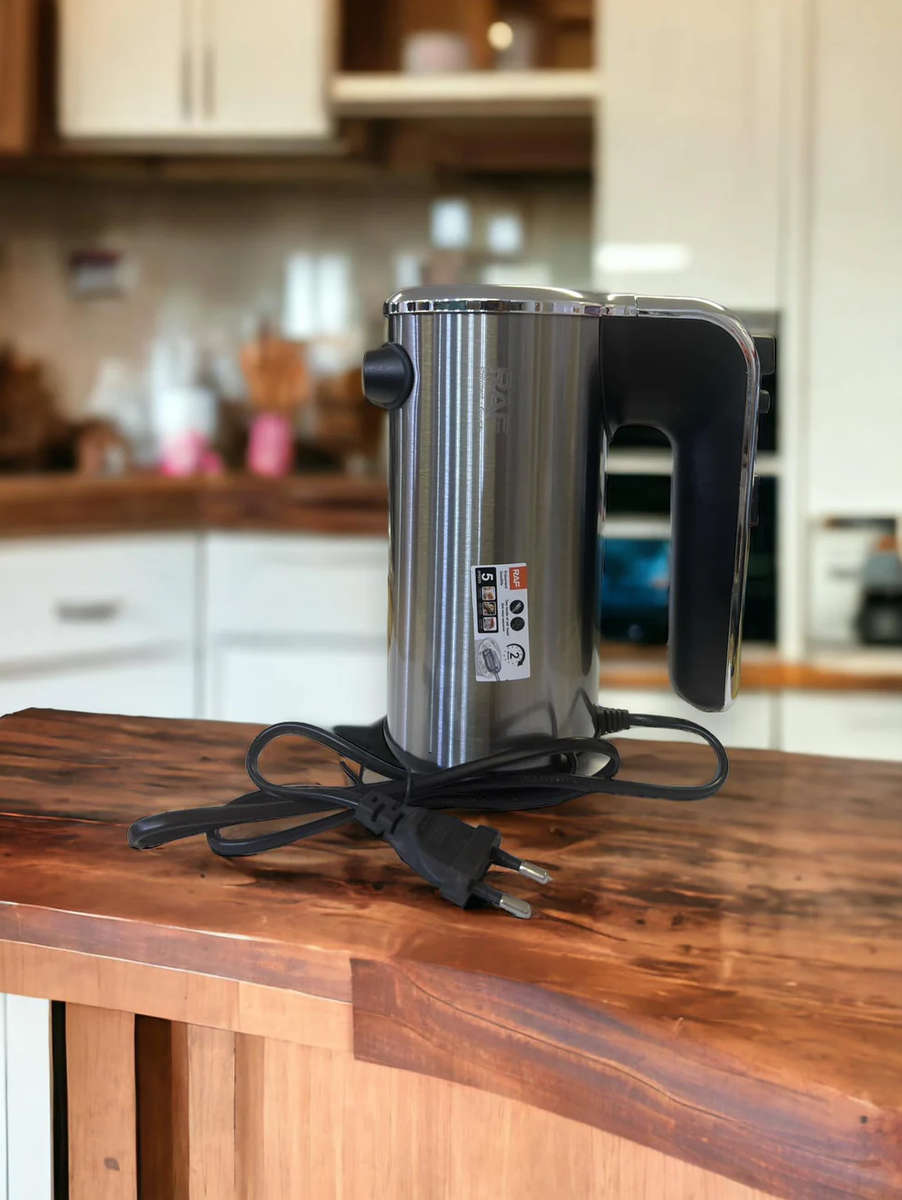 RAF Stainless Steel Whisk Beater 5 Speed Mixing Electric Hand Mixer Household