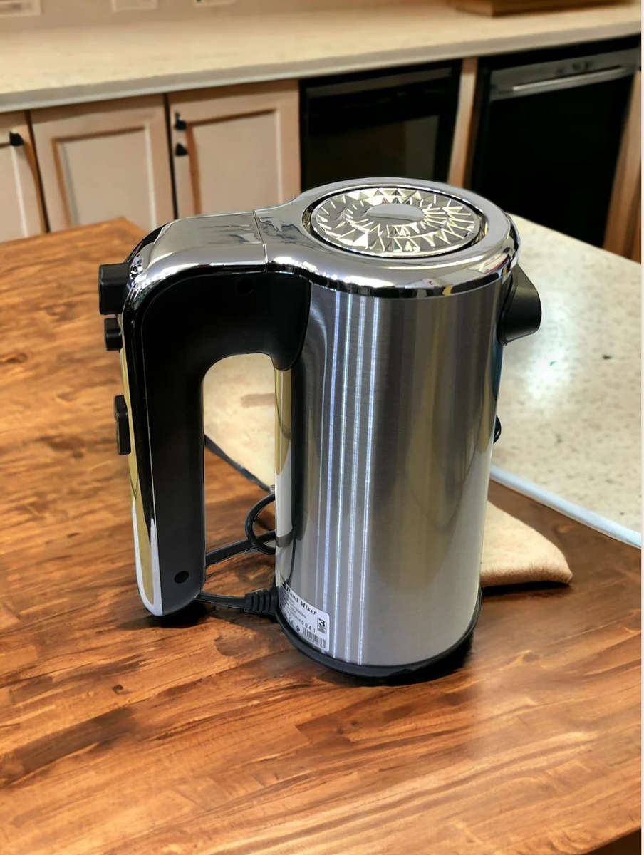 RAF Stainless Steel Whisk Beater 5 Speed Mixing Electric Hand Mixer Household